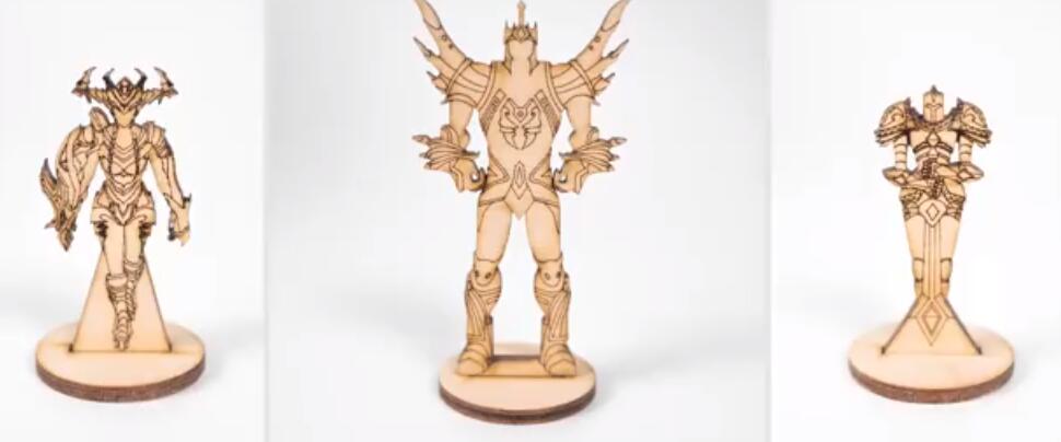 别人的女朋友!硬核女友给男朋友制作了一副英雄联盟版国际象棋