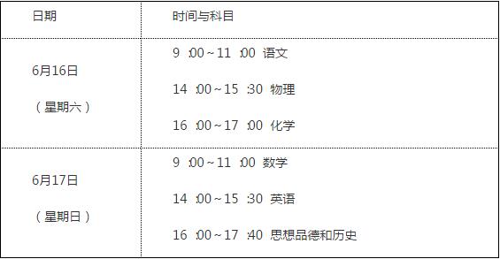 江苏各市中考时间已敲定,请收下这份温馨提示
