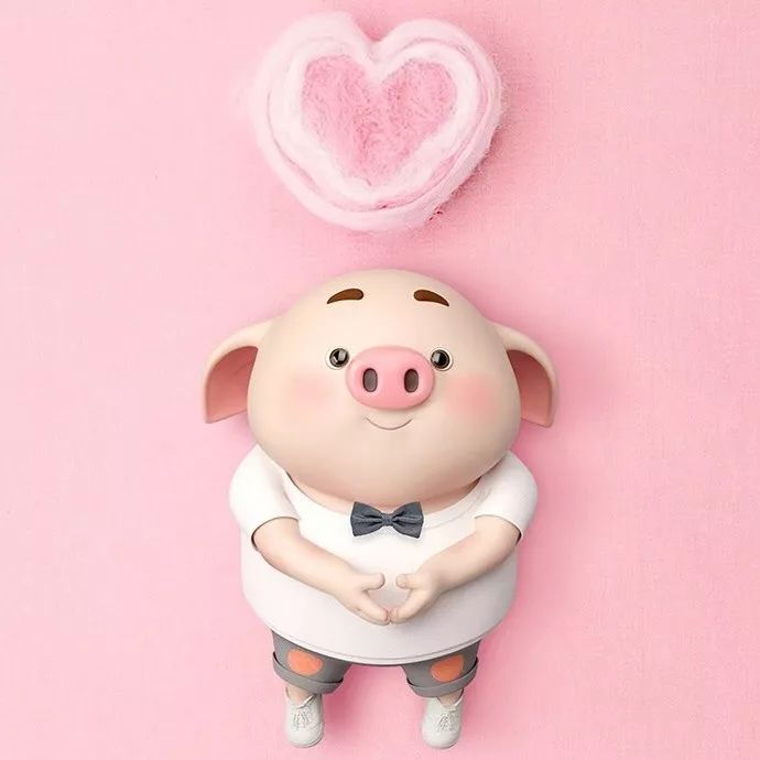 铃声壁纸鸭 | 一组可爱的猪猪头像 壁纸