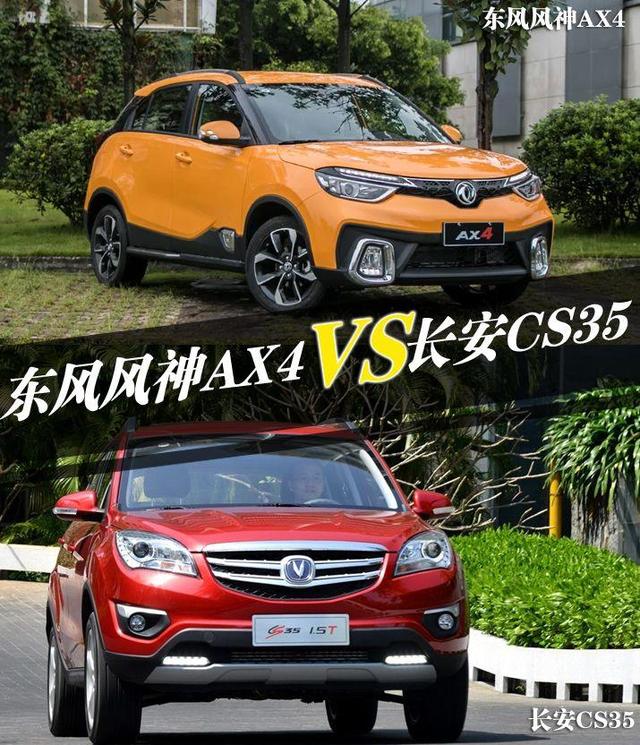 8万预算买SUV 东风风神AX4 长安CS35谁更值得买？