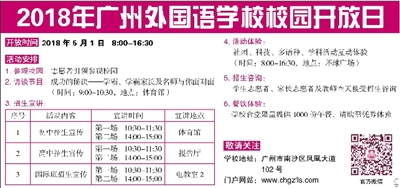 广州外国语学校招聘_广州外国语学校