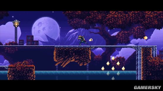 忍龙风像素游戏《信使》新预告 真人忍者对决恶魔