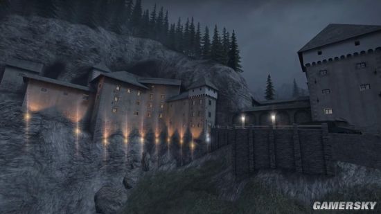 玩家造访《CS:GO》绝壁城堡原型 鬼斧神工超还原