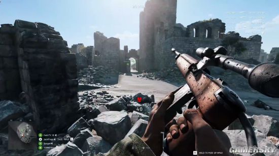 《战地5》合作PVE模式演示 盟军四小强血虐德军