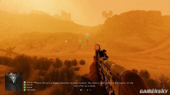 《战地5》合作PVE模式演示 盟军四小强血虐德军