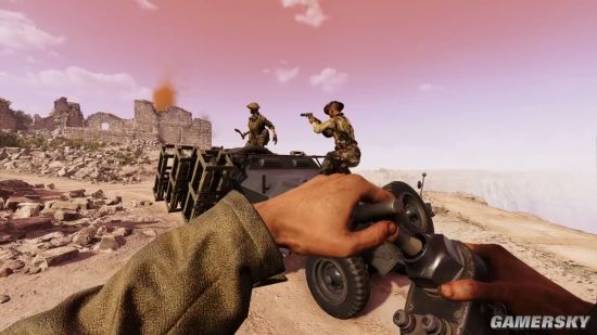 《战地5》合作PVE模式演示 盟军四小强血虐德军