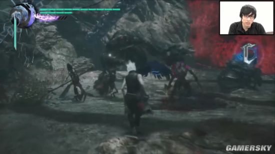 《鬼泣5》新演示:V大战贝希摩斯 头部触角惊悚