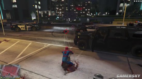 《GTA5》漫威蜘蛛侠MOD 小虫变成洛圣都大恶棍