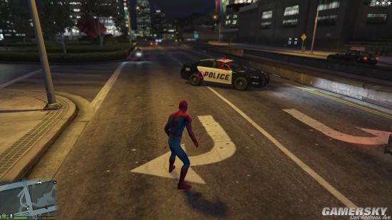 《GTA5》漫威蜘蛛侠MOD 小虫变成洛圣都大恶棍