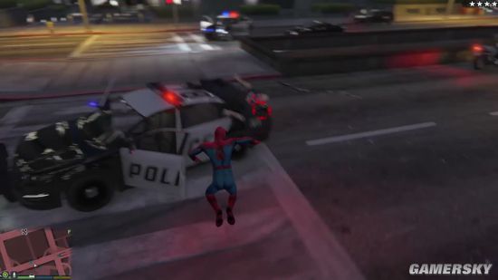 《GTA5》漫威蜘蛛侠MOD 小虫变成洛圣都大恶棍