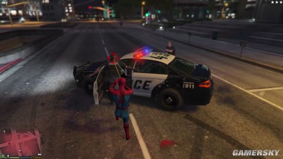 《GTA5》漫威蜘蛛侠MOD 小虫变成洛圣都大恶棍