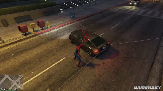 《GTA5》漫威蜘蛛侠MOD 小虫变成洛圣都大恶棍