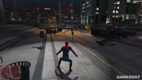 《GTA5》漫威蜘蛛侠MOD 小虫变成洛圣都大恶棍