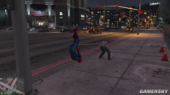 《GTA5》漫威蜘蛛侠MOD 小虫变成洛圣都大恶棍