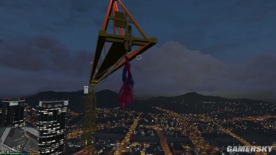 《GTA5》漫威蜘蛛侠MOD 小虫变成洛圣都大恶棍