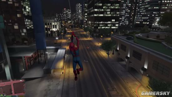 《GTA5》漫威蜘蛛侠MOD 小虫变成洛圣都大恶棍