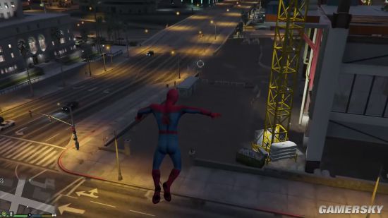 《GTA5》漫威蜘蛛侠MOD 小虫变成洛圣都大恶棍