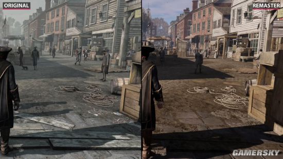 《刺客信条3:重制版》对比原版 画面表现大幅提升