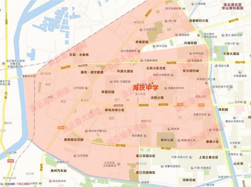 2018海州,连云地区各中小学学区划分出炉!