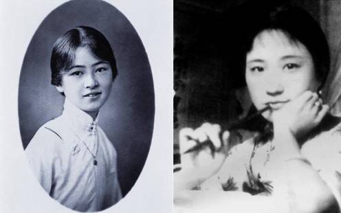 左:林徽因 右:陸小曼