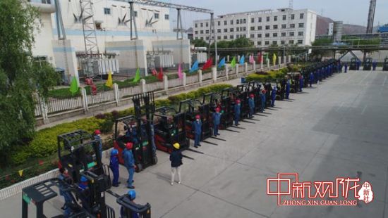 兰州石化精雕细刻打造叉车管理品牌