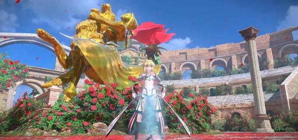 EXTELLA LINK》公开预购特典saber服装「阿尔提拉莉亚」