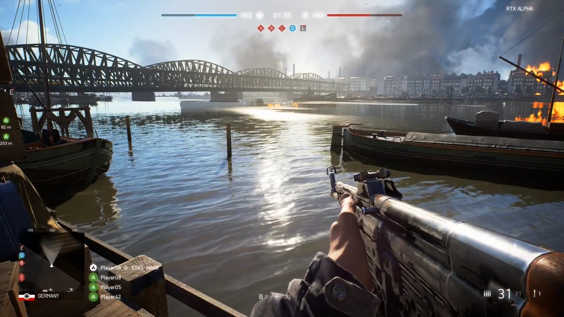 《战地5》PC版试玩视频 光线追踪技术开启