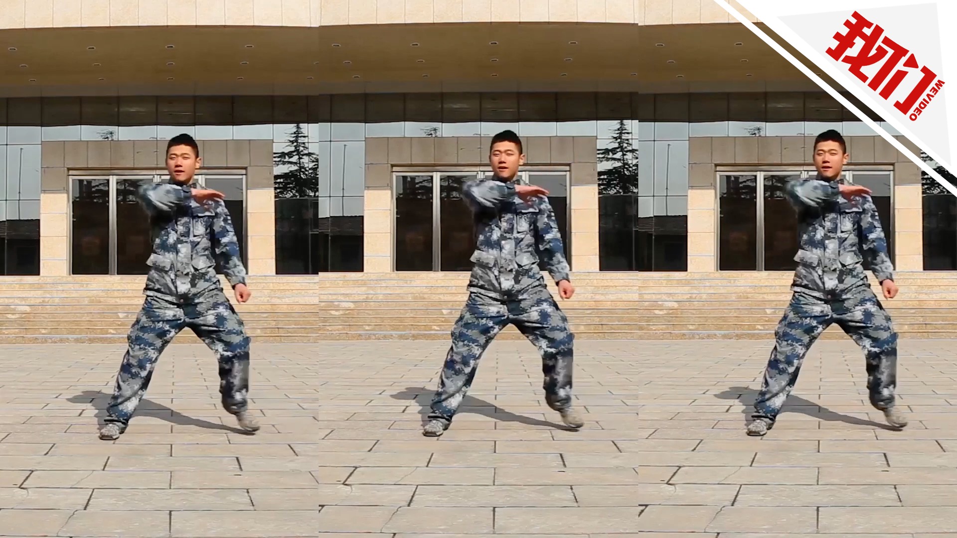 最铁血的硬汉跳最帅的舞蹈 兵哥哥90秒热舞燃