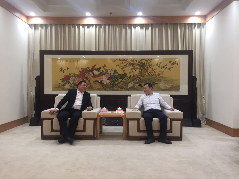 推动校企合作 校长张荣会见兴业银行行长