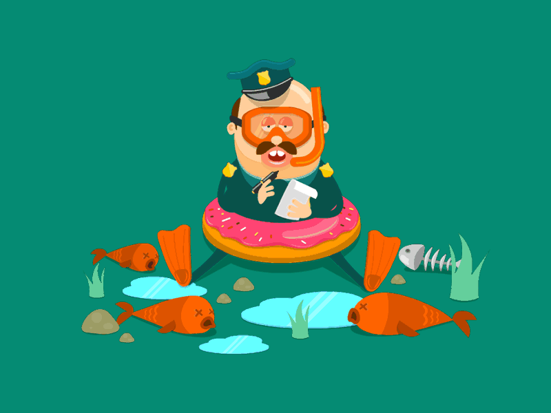 魔性的小gif,开开心心开启新的一周哦~|动画师|插画师|插画_新浪新闻