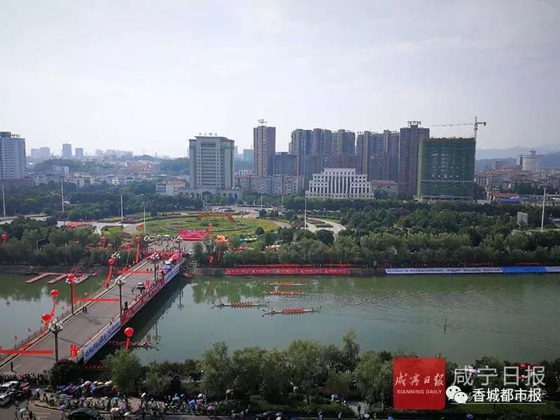咸宁龙舟大赛淦河开赛!一场大片上演!错过的快