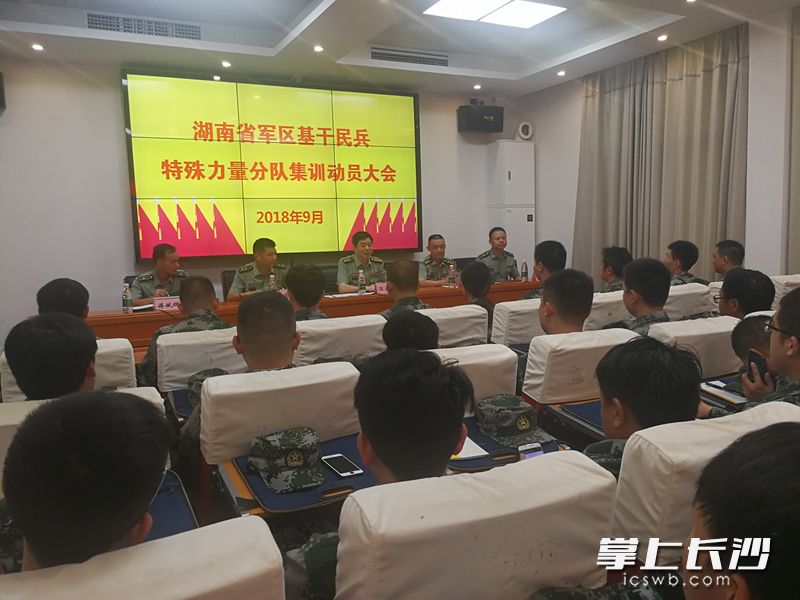 湖南开展基干民兵特殊力量分队集训
