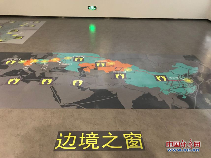 图为丝绸之路经济带上重要口岸 经济日报-中国经济网记者 秦爽/摄