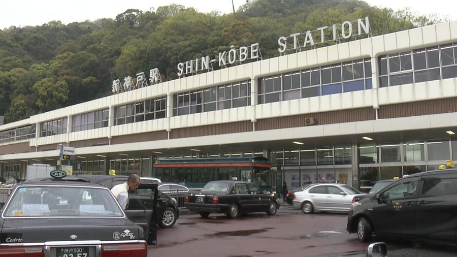 违法男子在新神户站被捕(日本关西电视台)