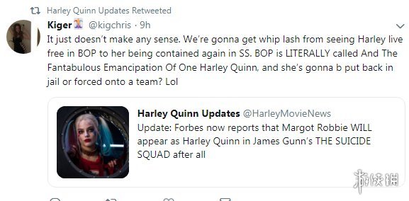 《自杀小队2》依然拥有性感小丑女 反转惊艳升级