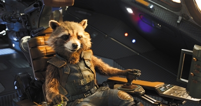 《银河护卫队》中的“火箭”浣熊曾认出古斯就是凶残的噬元兽弗莱肯。