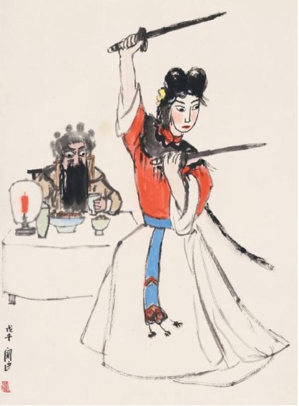 圆桌｜戏曲人物画如何变形：变得自然有趣，借鉴传统与民间