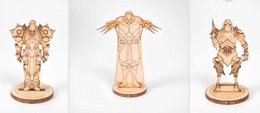 别人的女朋友!硬核女友给男朋友制作了一副英雄联盟版国际象棋