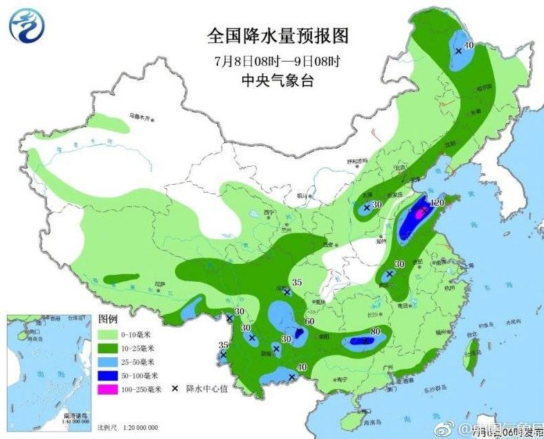 紧急预报！中到大雨要来！局部暴雨！济南或连下5天！中央气象局已发布重要天气提示！
