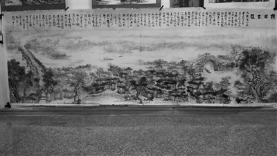 电动车满载笔墨纸砚 环湖写生6年,画下“原生态太湖”