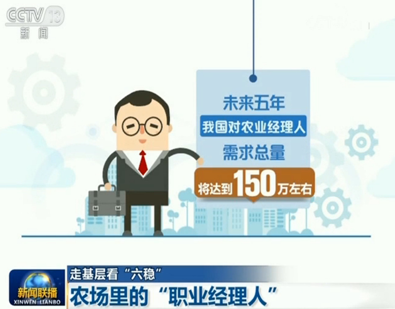 走基层看“六稳”：农场里的“职业经理人”