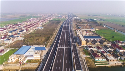 328国道海姜快速路正式通车