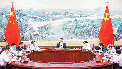 习近平在同团中央新一届领导班子成员集体谈话