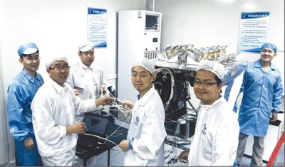 银河航天公司的创业团队。资料图片