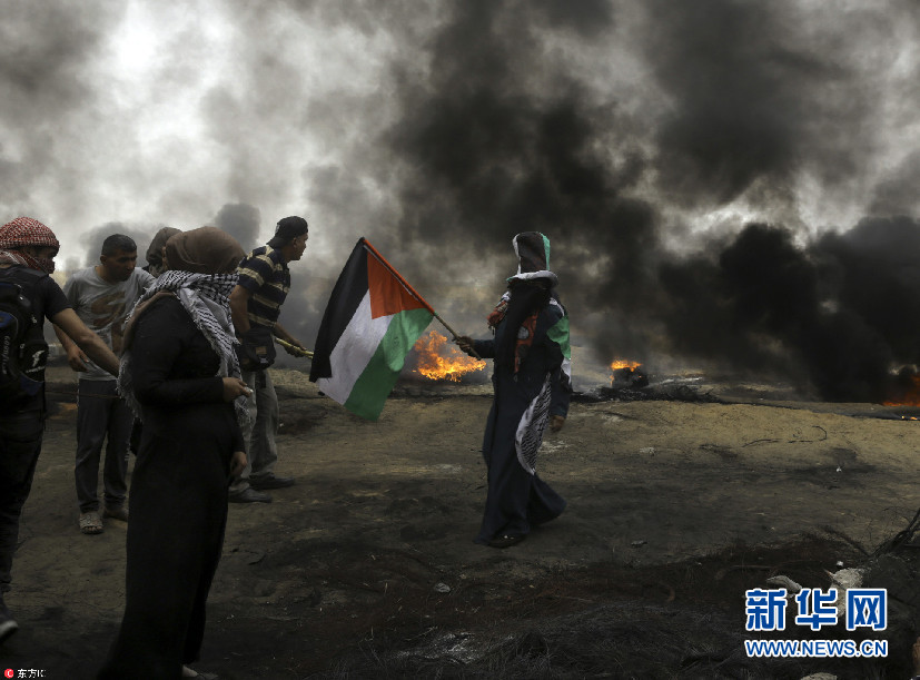 巴以冲突致千余名巴勒斯坦人受伤