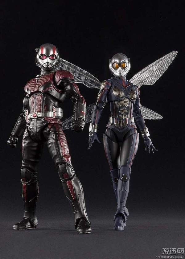 漫威《蚁人2》可动手办曝光 长腿细腰黄蜂女超漂亮