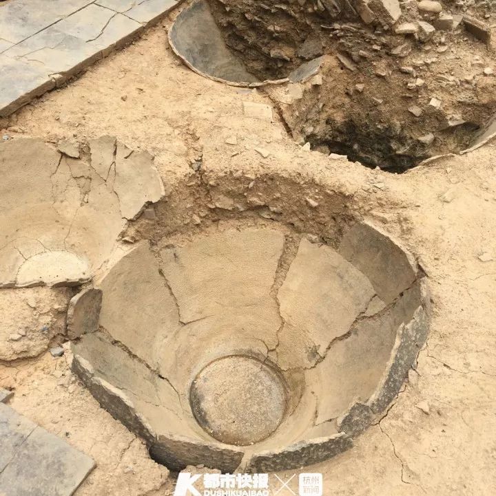 2017年3月，临安区政府里的考古遗址