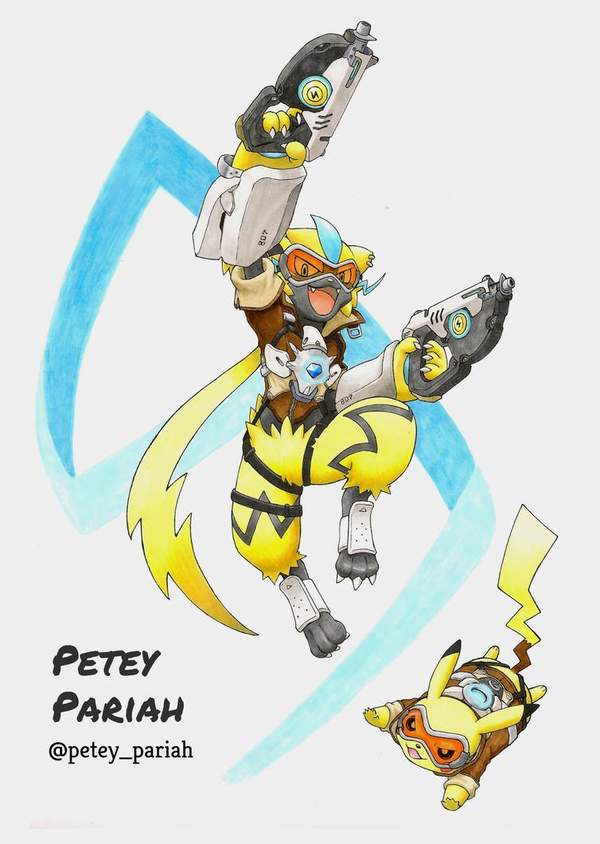 《守望先锋》英雄与宝可梦结合 怪力末日铁拳伤害翻倍