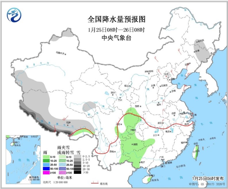 西藏南部有强降雪 华北中南部汾渭平原等地的霾逐渐减弱 西藏南部有强降雪 华北中南部汾渭平原等地的霾逐渐减弱