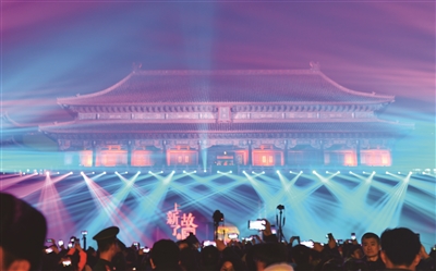 600年的紫禁城，昨晚太美了